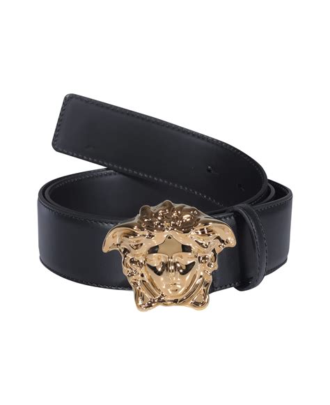 versace medusa logo belt